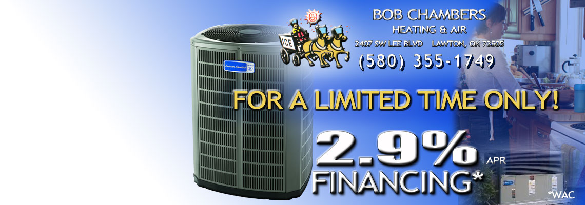 Bob Chambers Heating and Air Conditioning is offering 2.9% APR Financing image